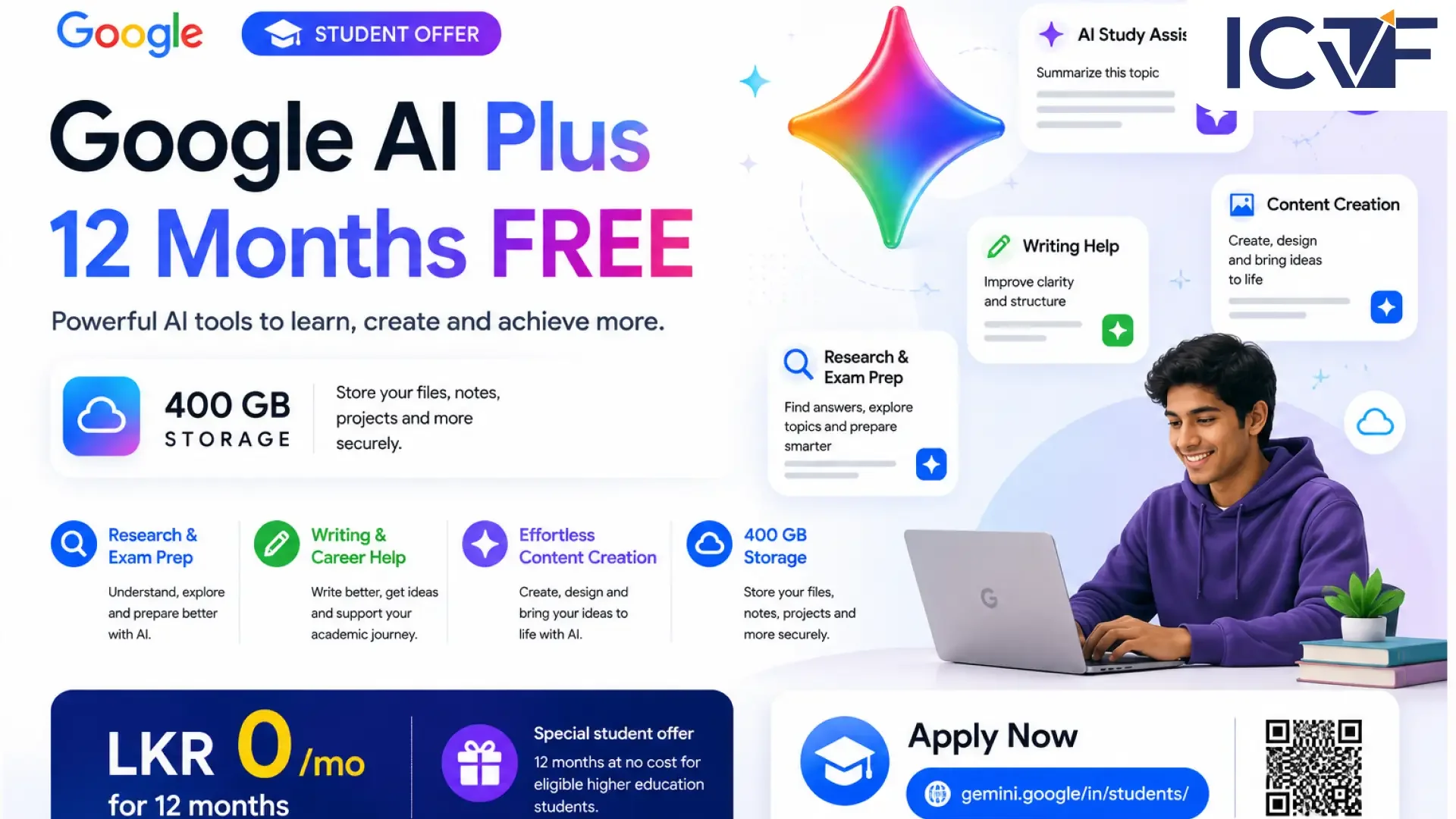 Google AI Plus FREE for 12 Months for Students